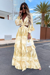 SOLENZA – Women’s Elegant Maxi Dress for Summer with Graceful Long Cut