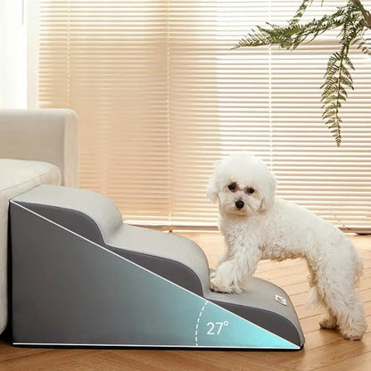 PawAscend - Pet Bed Step Ladder with Non-Slip Steps for Small Dogs & Cats 4