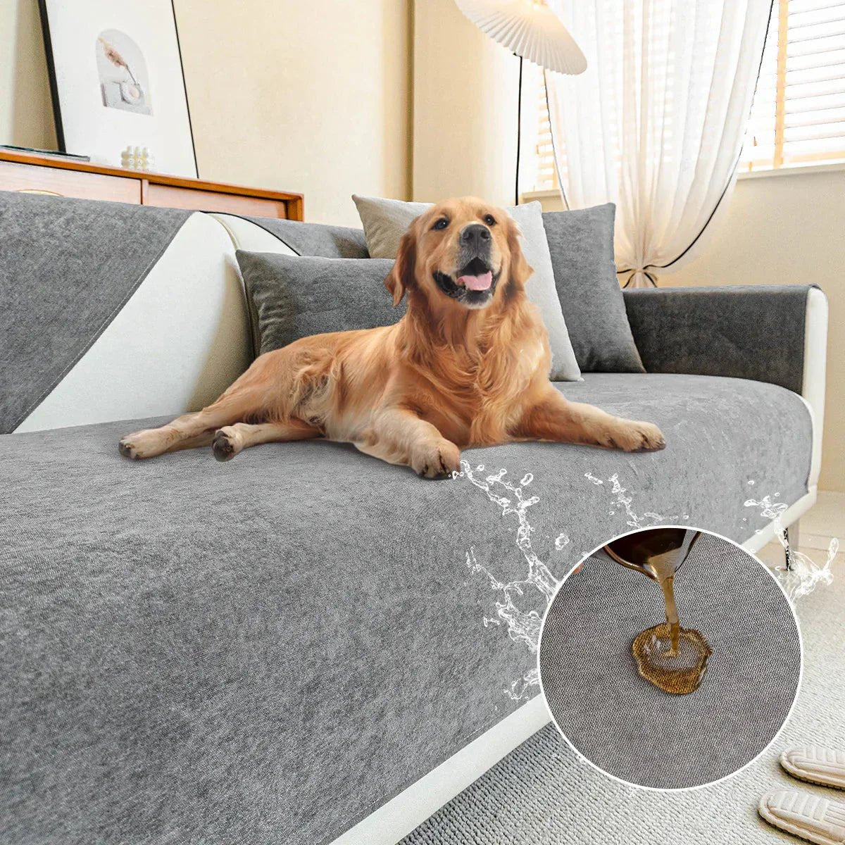 PawGuard Eco-Friendly Scratch Protection Sofa Cover for Pet Owners 2