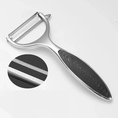 PeelMate Pro – Comfortable, Non-Slip Stainless Steel Peeler for Effortless Prep 10