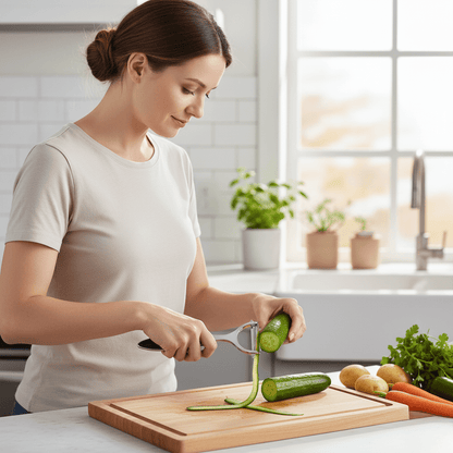 PeelMate Pro – Comfortable, Non-Slip Stainless Steel Peeler for Effortless Prep 2