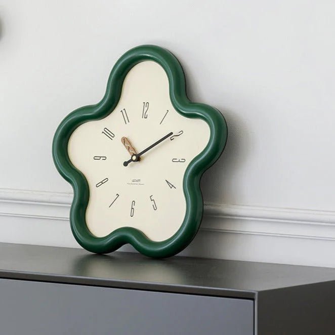 PetalTime 3D Flower Pendulum Wall Clock with Silent Sweep Movement, Eco-Friendly MDF & Acrylic 1