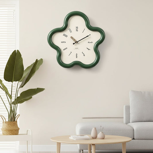 PetalTime 3D Flower Pendulum Wall Clock with Silent Sweep Movement, Eco-Friendly MDF & Acrylic 7