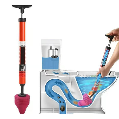 Plungair – High-Pressure Toilet Unblocker with 80 psi for Fast Clog Removal