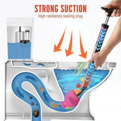 Plungair – High-Pressure Toilet Unblocker with 80 psi for Fast Clog Removal