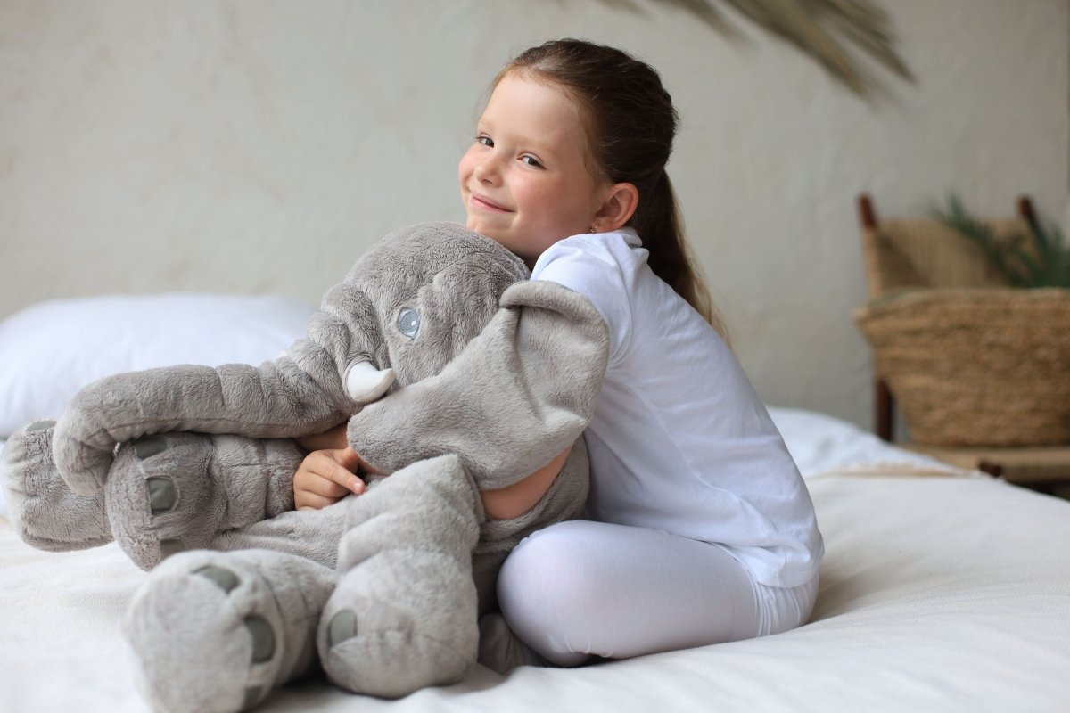 PlushElephant cuddly cushion - Super soft & comfortable for babies and children 3