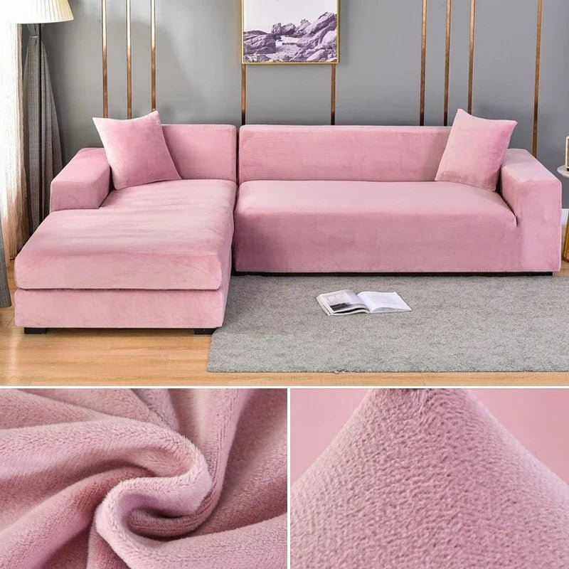 PlushFit - Premium Stretch Velvet Sofa Covers for Ultimate Protection 0