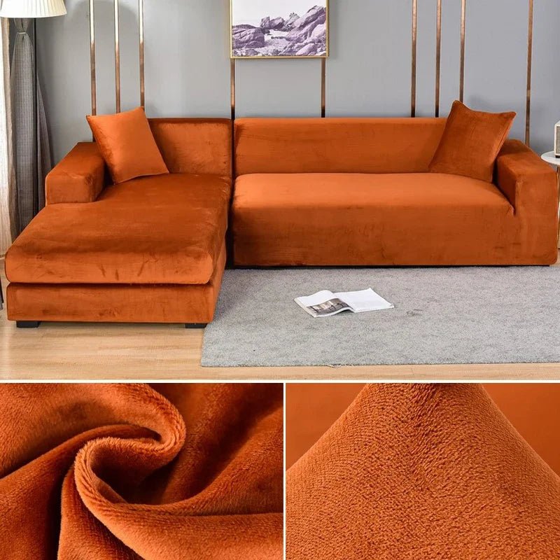 PlushFit - Premium Stretch Velvet Sofa Covers for Ultimate Protection 16