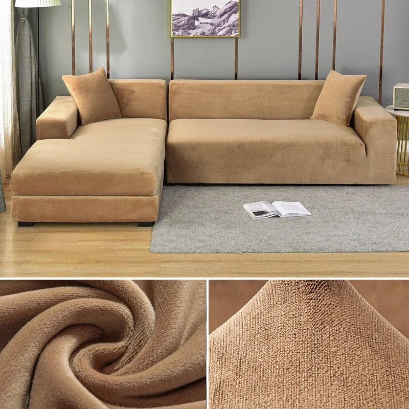 PlushFit - Premium Stretch Velvet Sofa Covers for Ultimate Protection 19