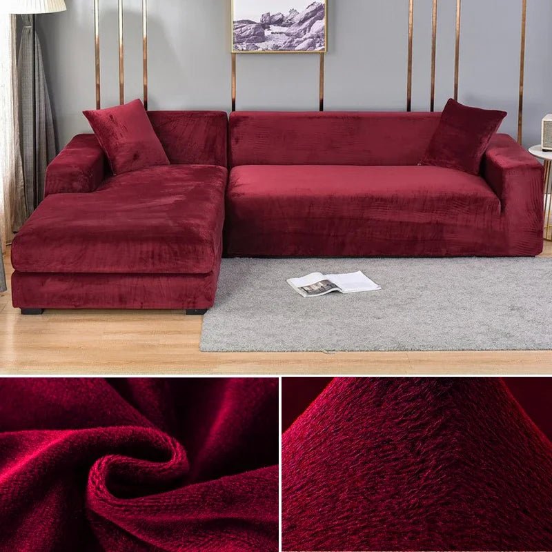 PlushFit - Premium Stretch Velvet Sofa Covers for Ultimate Protection 24