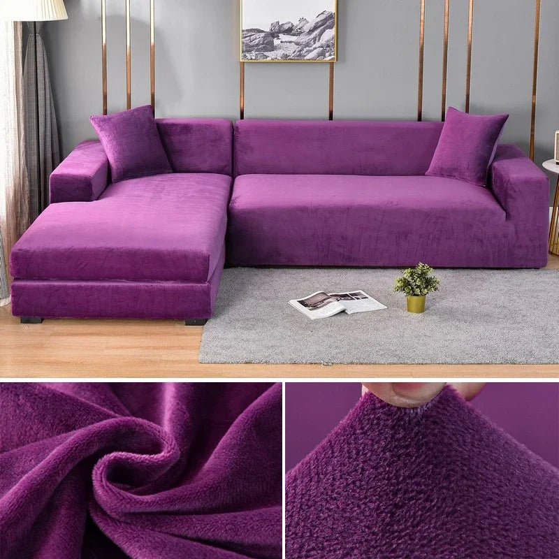 PlushFit - Premium Stretch Velvet Sofa Covers for Ultimate Protection 7