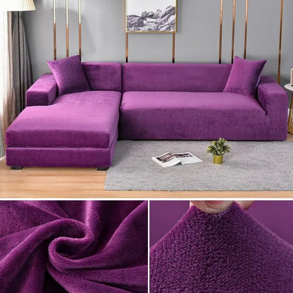 PlushFit - Premium Stretch Velvet Sofa Covers for Ultimate Protection 7