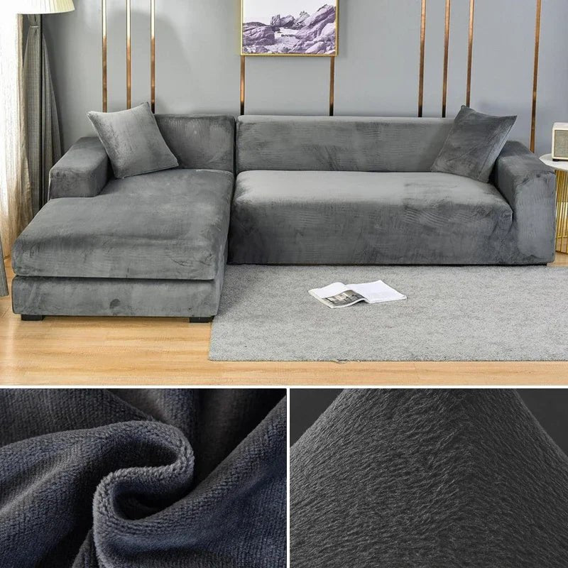 PlushFit - Premium Stretch Velvet Sofa Covers for Ultimate Protection 8