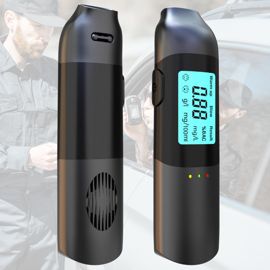 PoliceCheck BAC 5000 - Instant Breathalyzer with USB Rechargeable Sensor 0