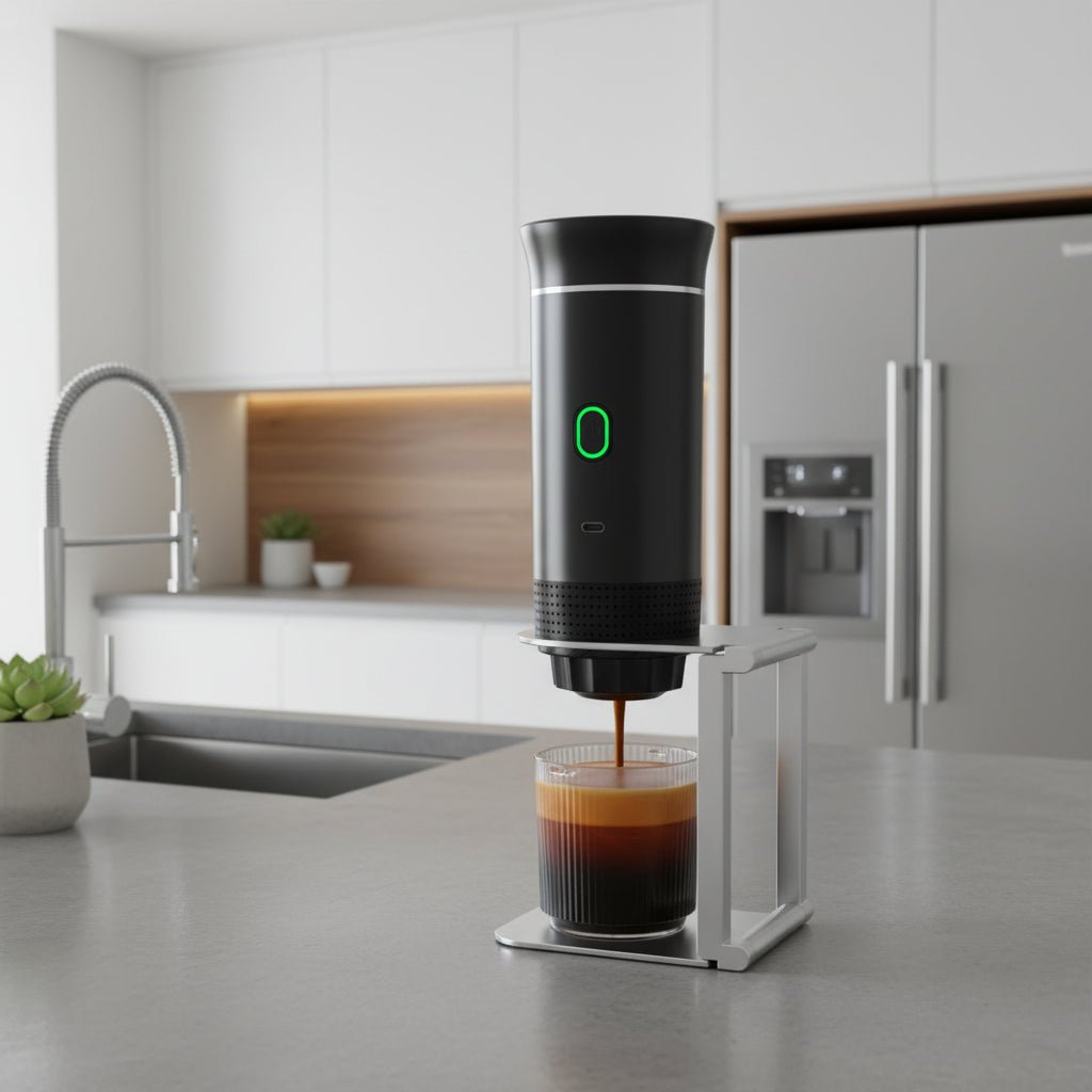 Portable 3-in-1 Espresso Maker - High Pressure Espresso Coffee Machine for Travel & Home 0