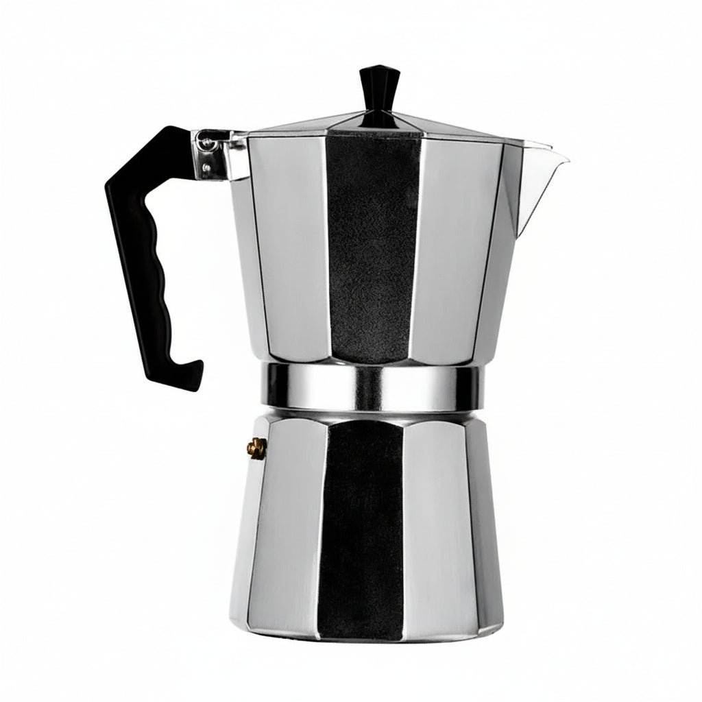 Portable Italian Aluminum Coffee Maker - Octagonal Espresso & Tea Pot 11