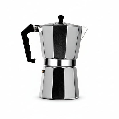 Portable Italian Aluminum Coffee Maker - Octagonal Espresso & Tea Pot 6