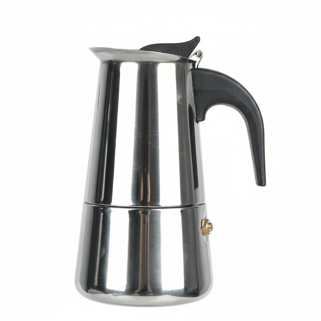 Portable Italian Aluminum Coffee Maker - Octagonal Espresso & Tea Pot 7