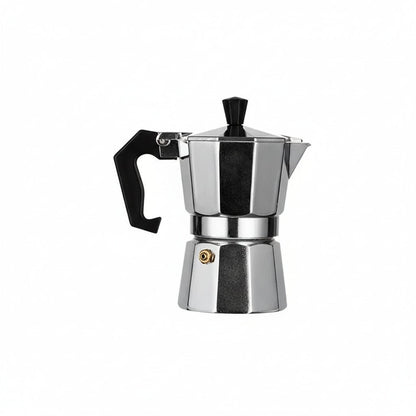 Portable Italian Aluminum Coffee Maker - Octagonal Espresso & Tea Pot 8