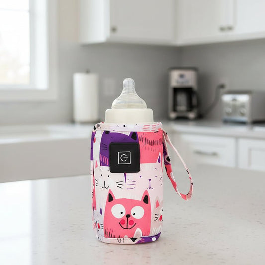 Portable USB Milk Water Warmer with Heat Preservation Cover & Insulated Bag 2