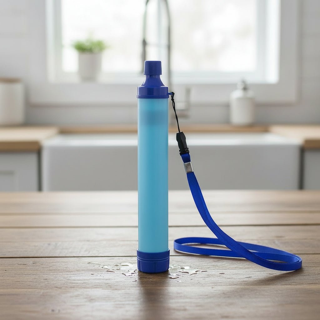 Portable Water Filter - Four Stage Filtration System for Safe Drinking Water 0