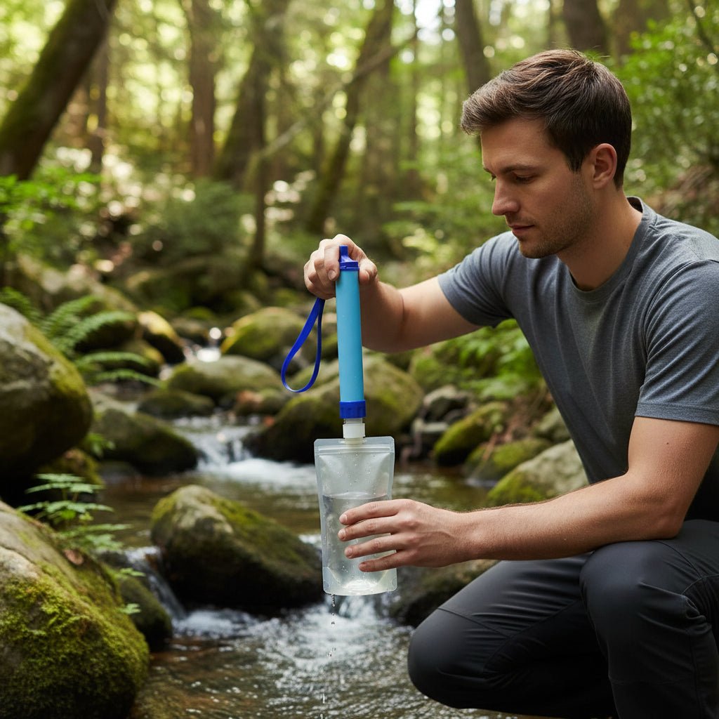 Portable Water Filter - Four Stage Filtration System for Safe Drinking Water 1