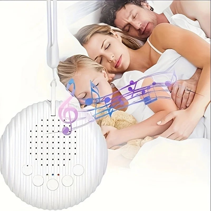 Portable White Noise Machine - 10 Soothing Sounds for Sleep & Relaxation 0