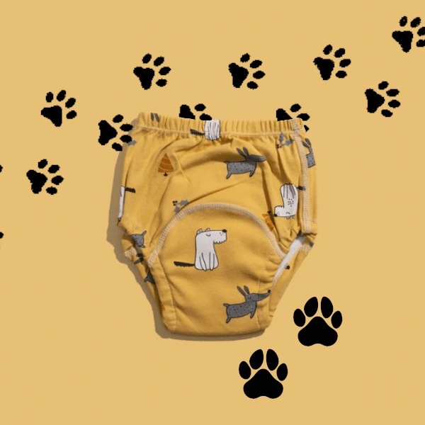 PottyPants - Soft Cotton Potty Training Diapers with Leak-Proof Insert 10