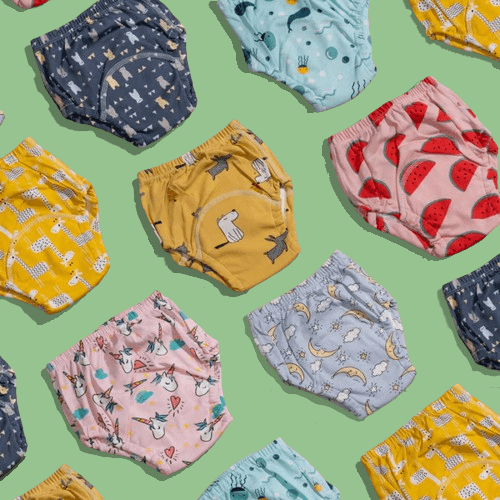 PottyPants - Soft Cotton Potty Training Diapers with Leak-Proof Insert 3