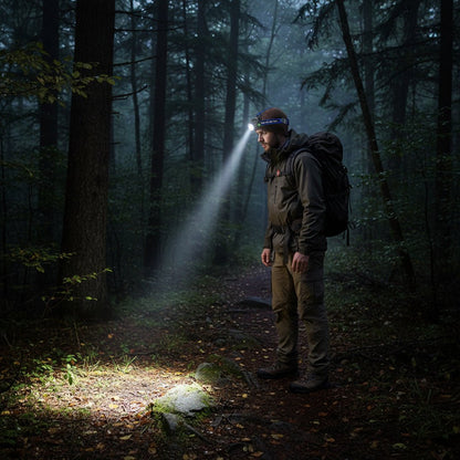 Powerful LED Headlamp - 1000 Lumens Rechargeable Waterproof Torch for Outdoor Adventures 0