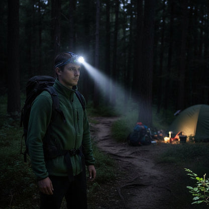 Powerful LED Headlamp - 1000 Lumens Rechargeable Waterproof Torch for Outdoor Adventures 1