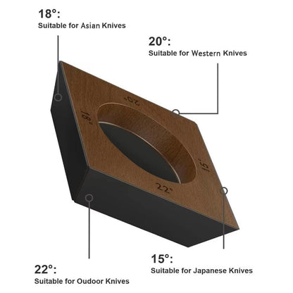 PrecisionEdge Knife Sharpener - 4-Angle Diamond Grinder for Professional Blades 4