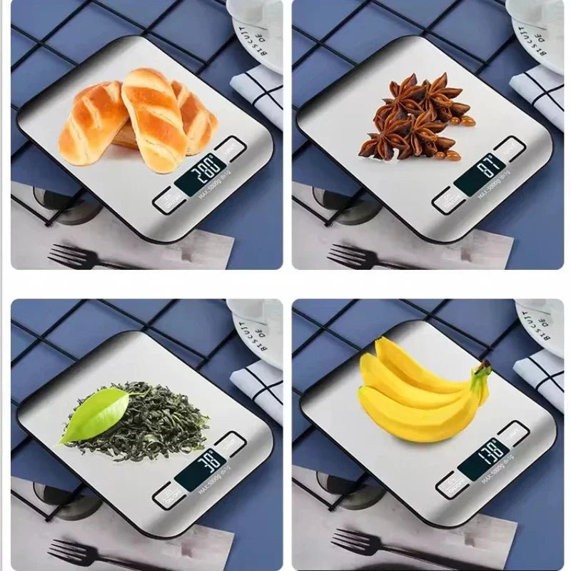 PrecisionPro Digital Kitchen Scale - Accurate Weighing Balance Scales with LCD Display 4