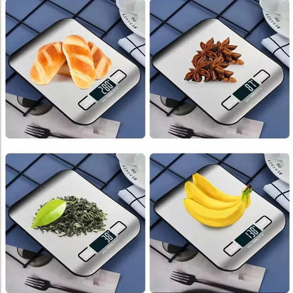 PrecisionPro Digital Kitchen Scale - Accurate Weighing Balance Scales with LCD Display 4