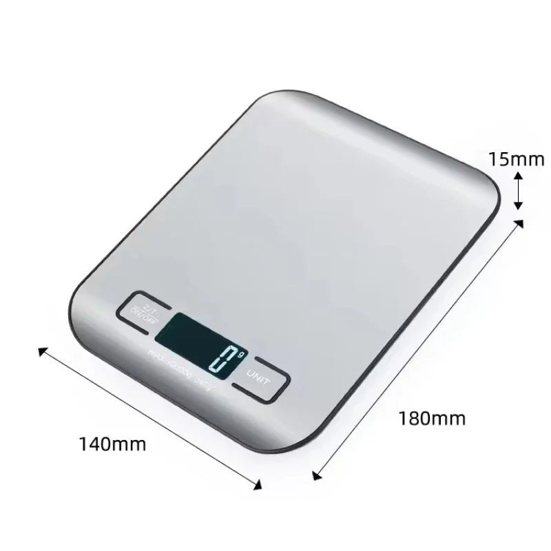 PrecisionPro Digital Kitchen Scale - Accurate Weighing Balance Scales with LCD Display 5