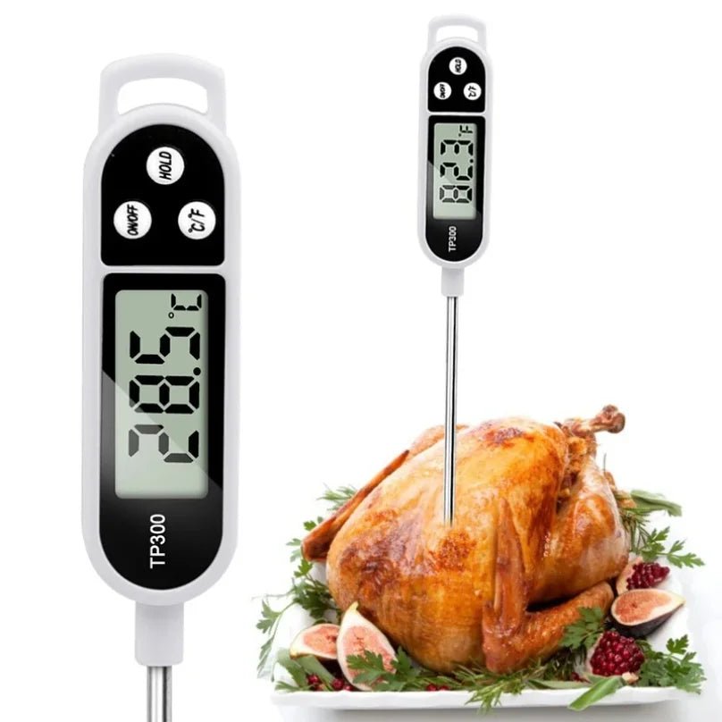 PrecisionPro Digital Kitchen Thermometer - Stainless Steel Probe, Instant Read, C/F Conversion 1