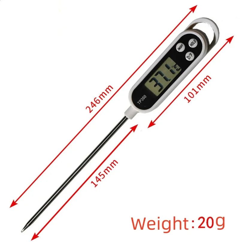 PrecisionPro Digital Kitchen Thermometer - Stainless Steel Probe, Instant Read, C/F Conversion 4