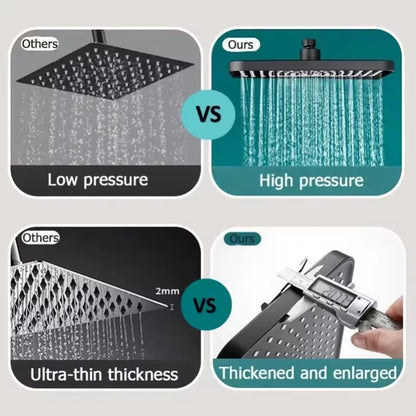 Premium 12-Inch Rain Shower Head - 360° Adjustable, Anti-Clog Design 5