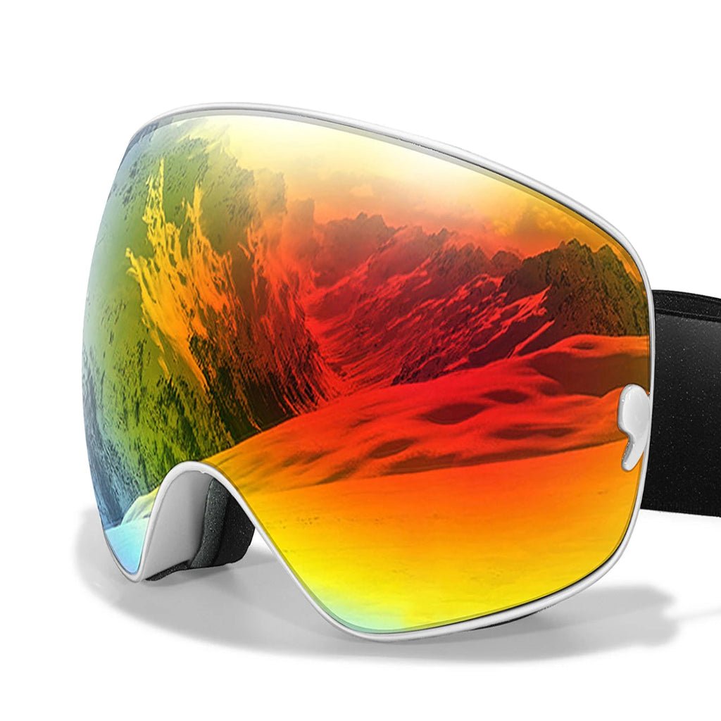 Premium Anti-Fog Ski Goggles with UV400 Protection & Night Vision Lens 12