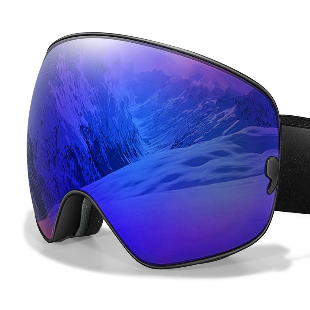 Premium Anti-Fog Ski Goggles with UV400 Protection & Night Vision Lens 9