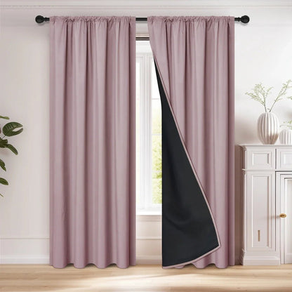 Premium Blackout Curtain Panel - 100% Light Blocking Blackout Drapes for Living Room & Bedroom 6