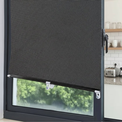 Premium Blackout Roller Shades - No-Drill Cellular Blackout Window Blinds for Indoor/Outdoor Use 0