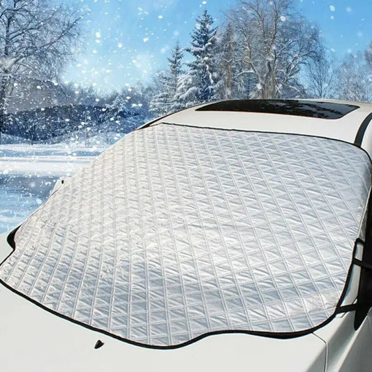 Premium Car Windshield Snow Cover - Magnetic Frost Protection for All Vehicles 1