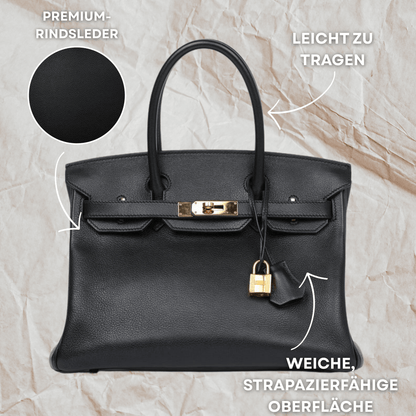 COWELLA – Premium Cowhide Leather Handbag with Zippered Compartments