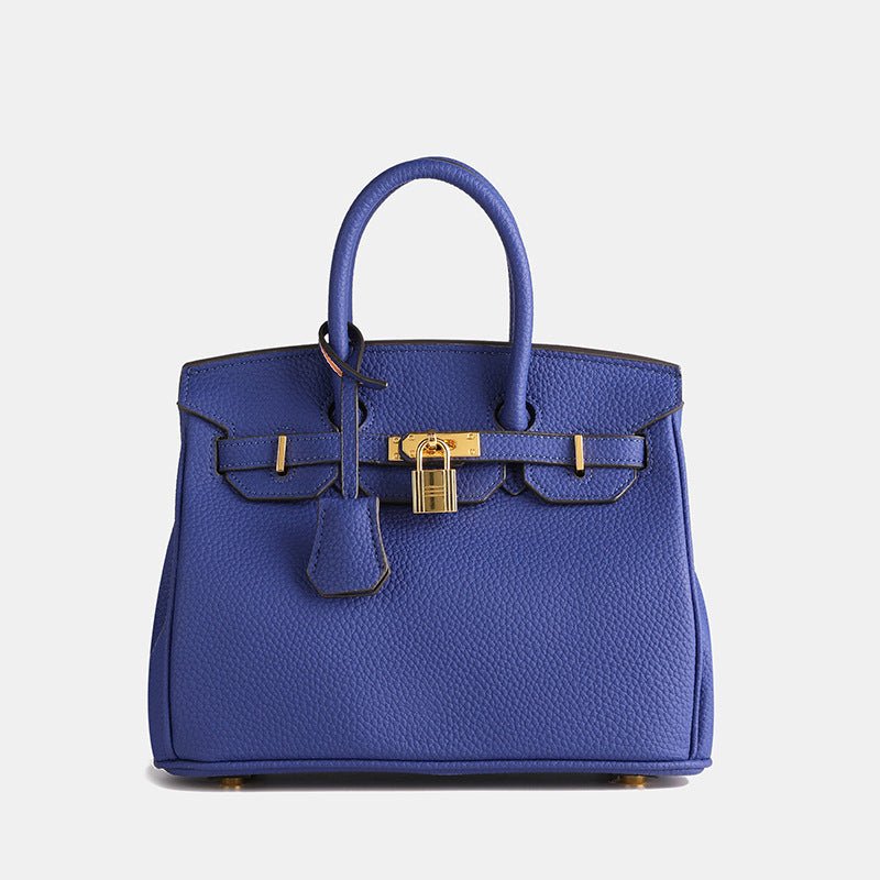 COWELLA – Premium Cowhide Leather Handbag with Zippered Compartments