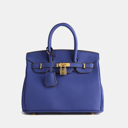 COWELLA – Premium Cowhide Leather Handbag with Zippered Compartments