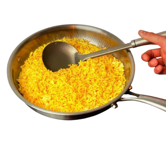Premium Hammered Titanium Frying Pan for Even Heat Distribution and Durable Cooking 0