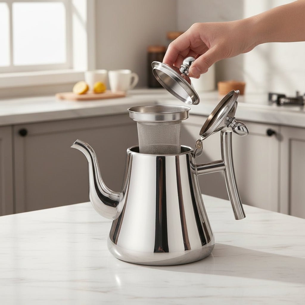 Premium Induction Electric Kettle - Durable Stainless Steel with Built-in Filter 2