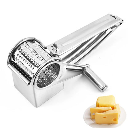 Premium Kitchen Rotary Cheese Grater - Versatile Grater with Multiple Drums 2
