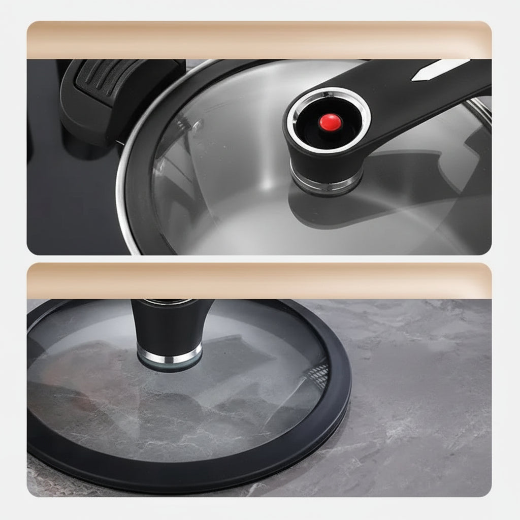 Premium Kitchenware - 304 Stainless Steel Multifunctional Pressure Cooker 4